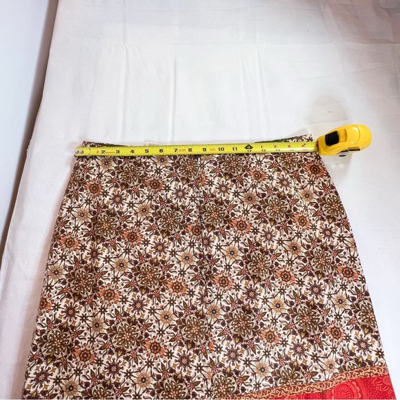 Elisabethan 1990’s vintage recycled skirt from 70’s material, S L - Picture 6 of 10